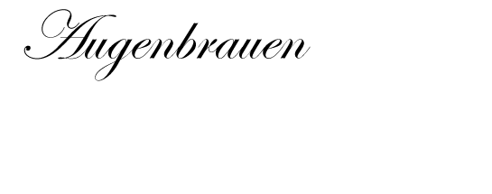 Augenbrauen